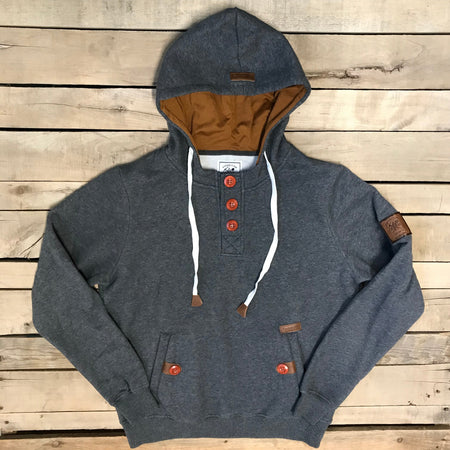 Expedition Three Button Hoodie