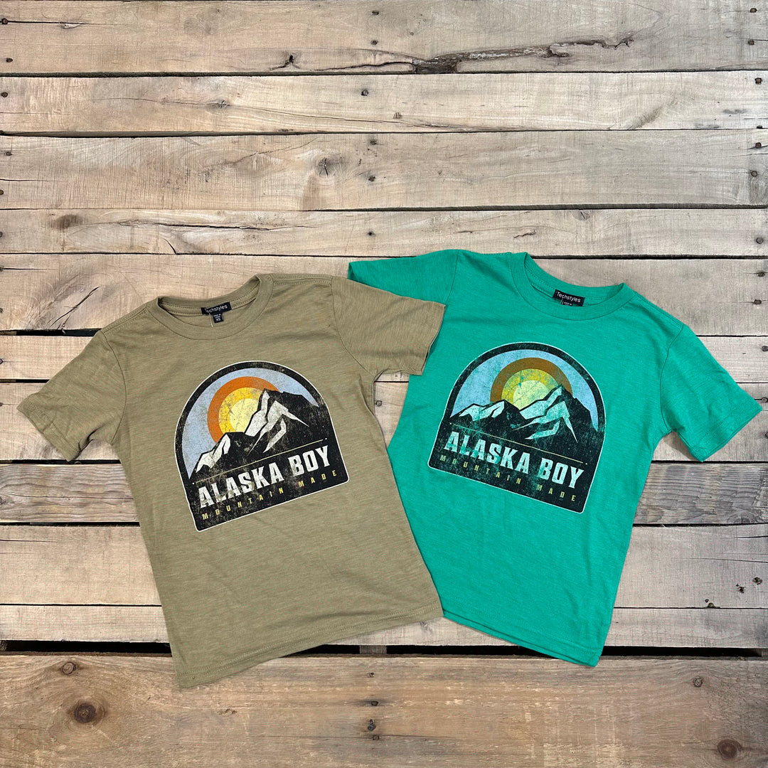 Alaska Boy Mountain Made T-Shirt