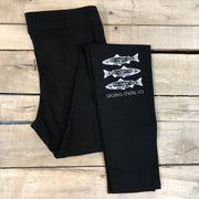 Salmon Sketch Leggings